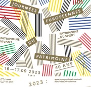 Affiche journées européennes du patrimoine 2023